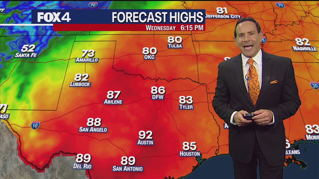 Dallas weather: Oct. 30 morning forecast
