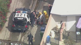 2 officers injured in Reseda shooting, suspect dead