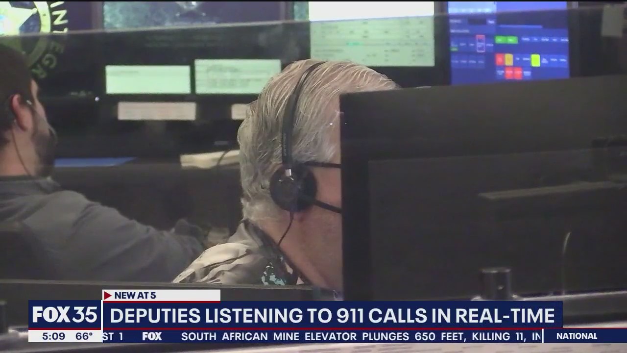 Deputies listening to 911 calls in real time