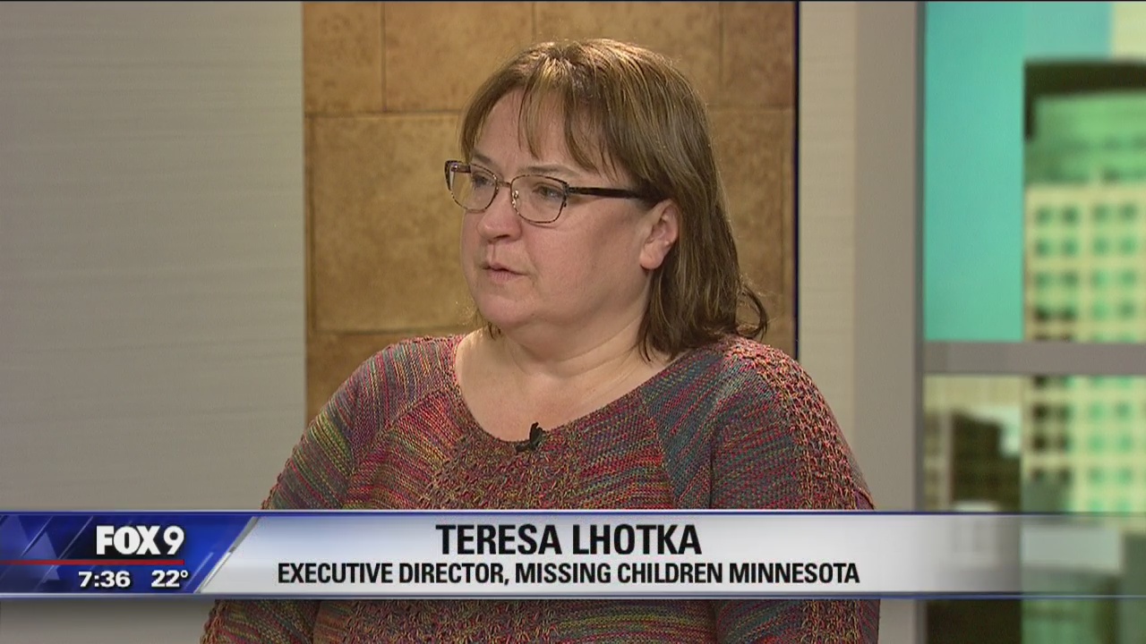 Missing Children Minnesota's Teresa Lhotka stops by FOX 9