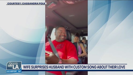 California wife surprises husband with custom song about their love