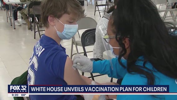 White House unveils vaccination plan for children