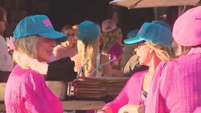 'Light the Night Pink' event in Hermosa Beach