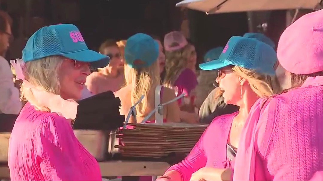 'Light the Night Pink' event in Hermosa Beach