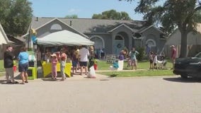 Viv's 4th annual lemonade stand