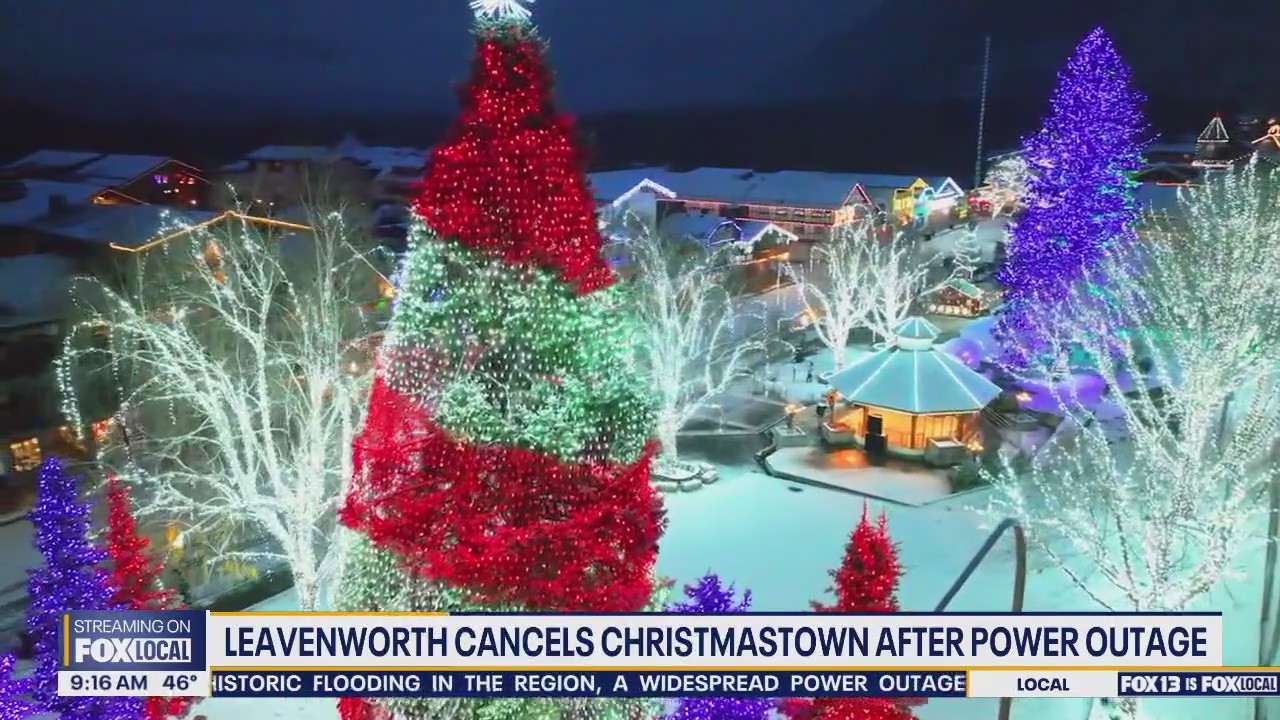 Leavenworth cancels Christmastown after storm causes major power outage