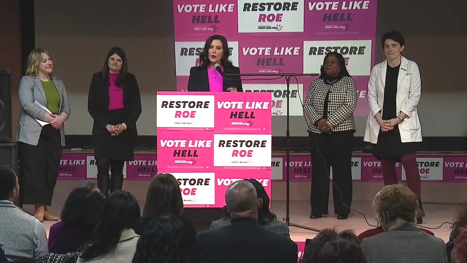 Whitmer, abortion advocates urge reproductive freedom protection at ballot box