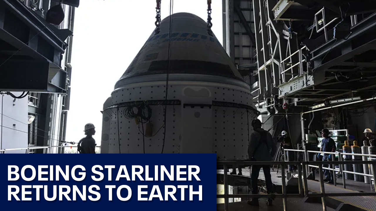 Starliner capsule set to return to earth without crew