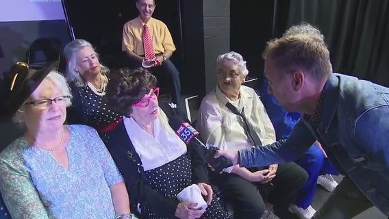 The 55 and up cast of "On Air with the Narrators"