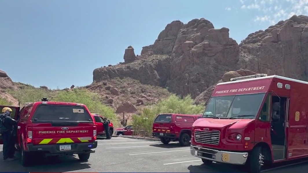 Overheated hiker rescued from Camelback Mountain