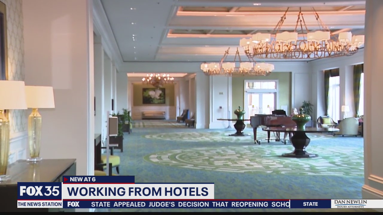 Resorts offering a work from hotel package