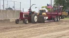 Tractor pull at Racine County Fair