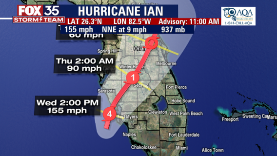 Hurricane Ian nears Category 5 strength ahead of 'catastrophic' Florida landfall