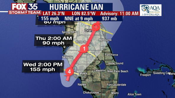 Hurricane Ian nears Category 5 strength ahead of 'catastrophic' Florida landfall
