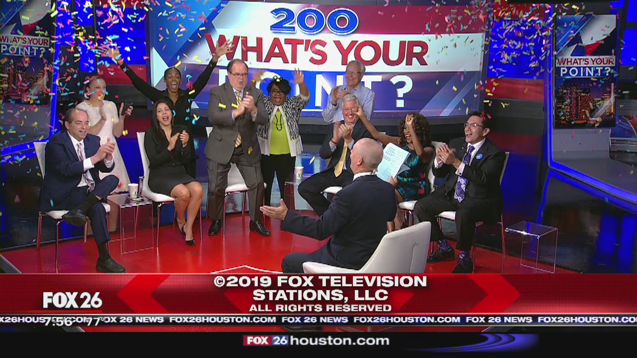 What's Your Point 200th episode celebration