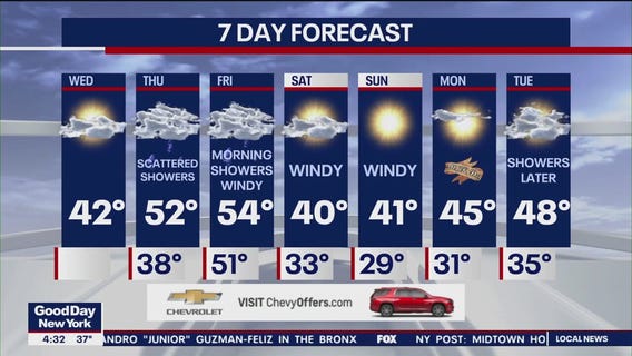 NYC weather forecast
