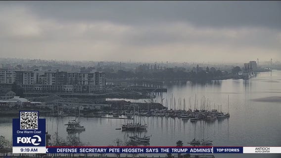 Mostly cloudy and cool