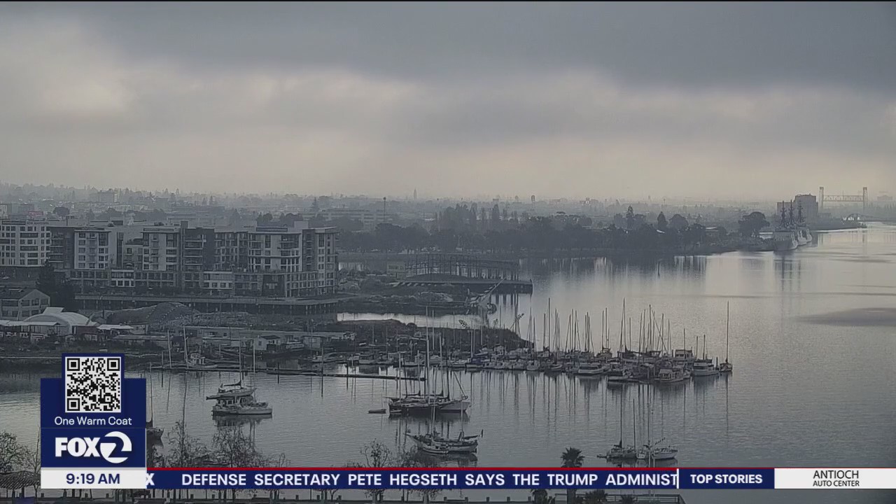 Mostly cloudy and cool