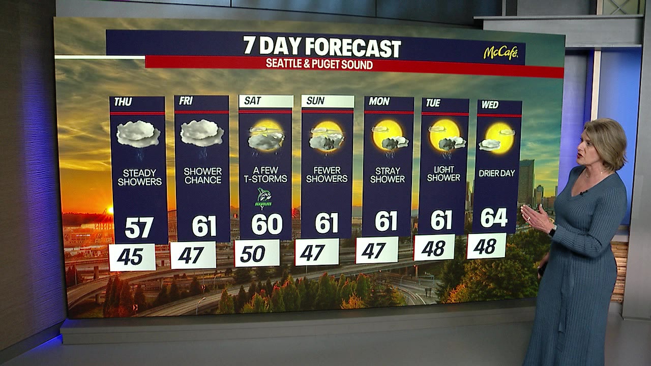 Showers return to Seattle this week! | FOX 13 Seattle