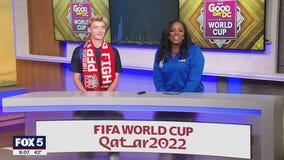 Junior Sportscaster joins FOX 5's World Cup Show