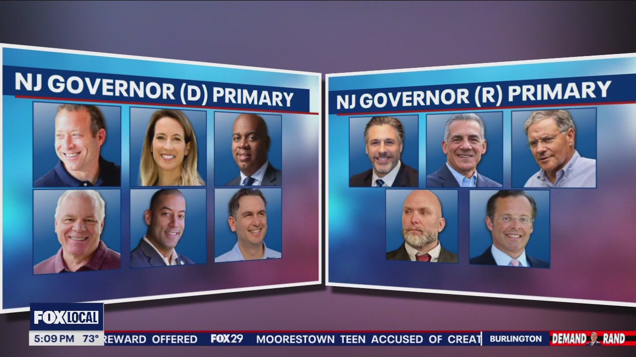 NJ Governor Primary Election Tuesday: Here's what to know