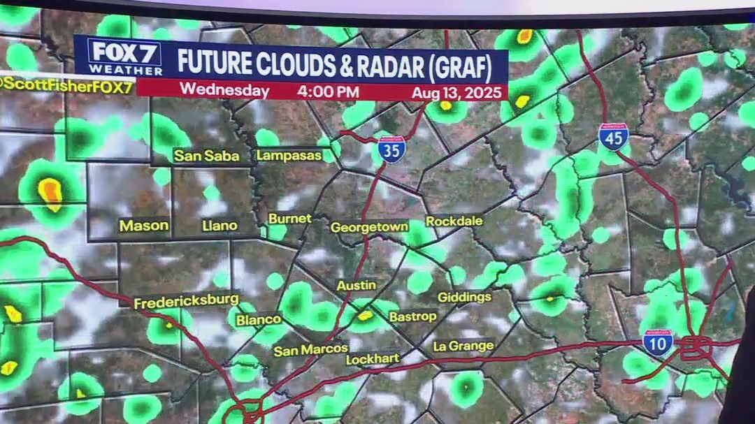 Austin weather: Rain chances next two days