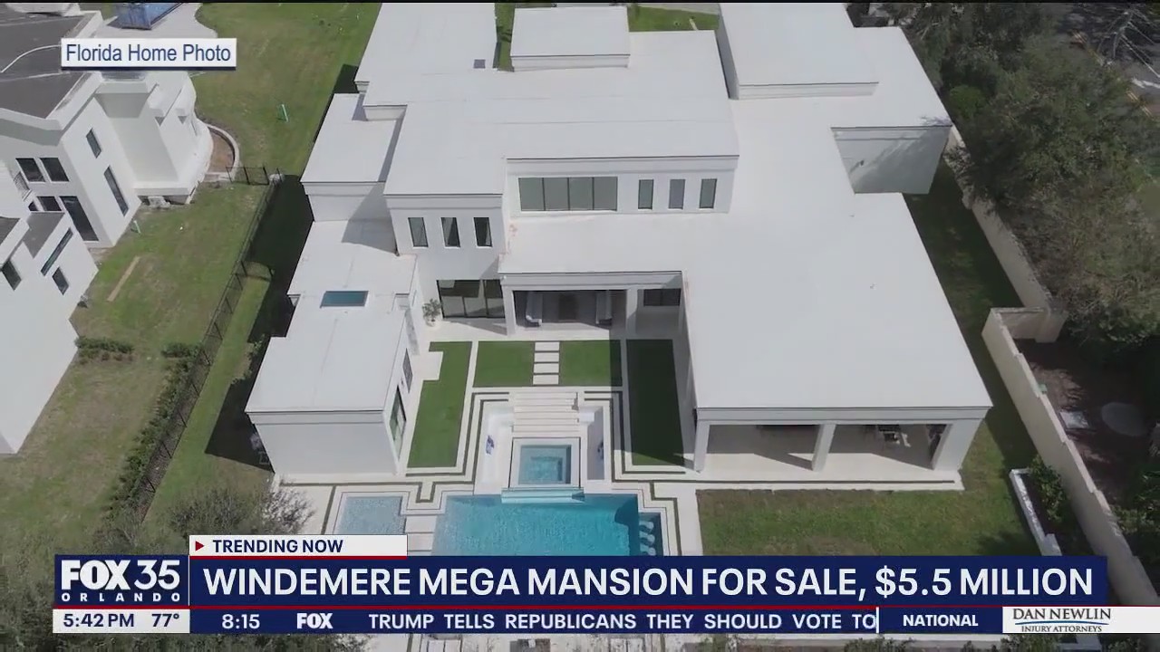 Windermere mega-mansion hits market for $5.5 million