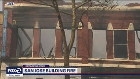 San Jose building fire destroys commercial building