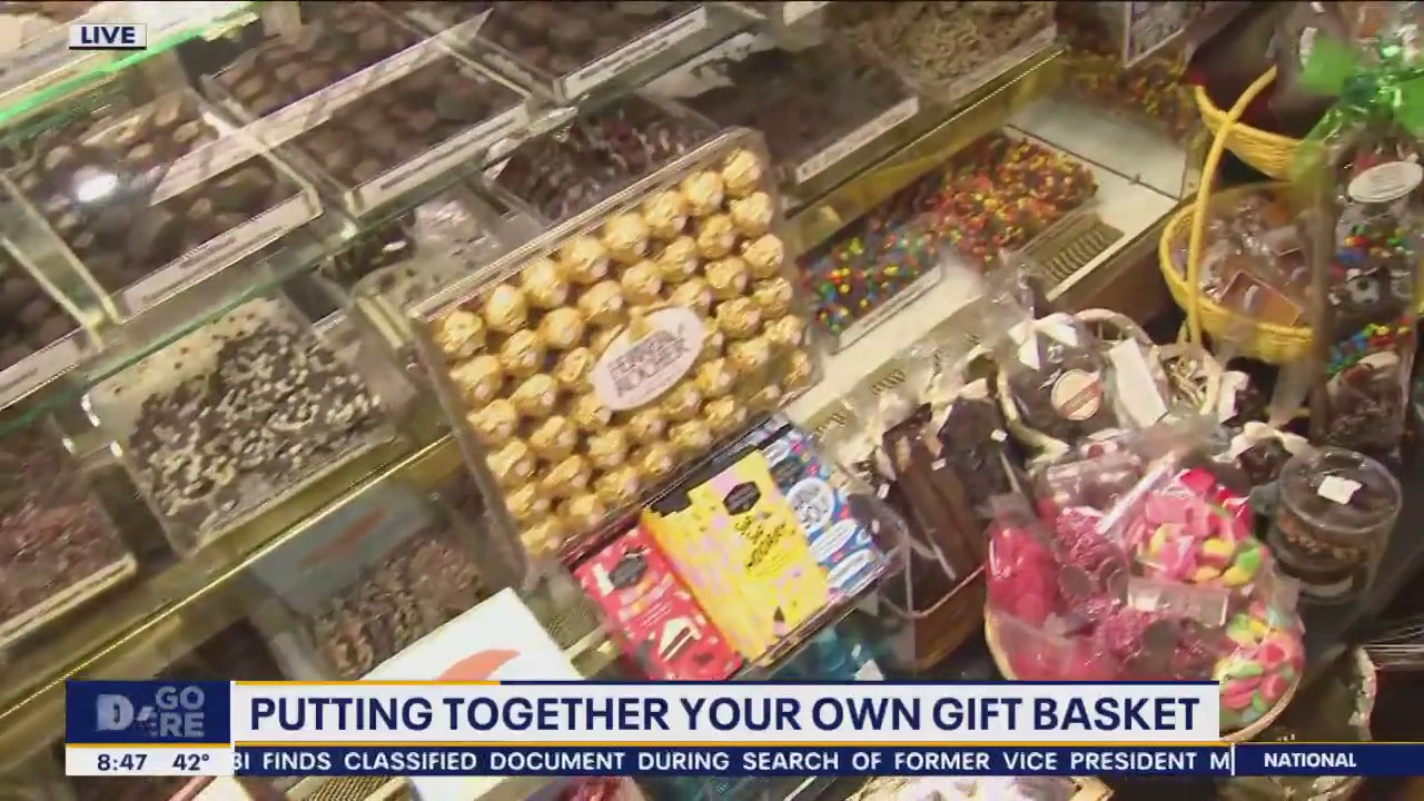 Make customized gift baskets for Valentine's Day at Love From Home