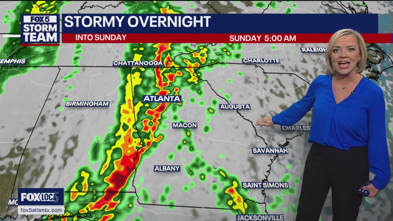 Weekend stormy forecast update