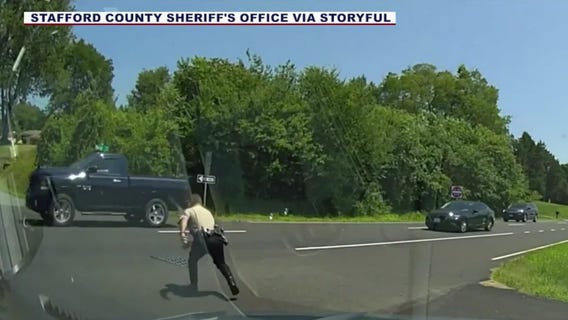 Deputy uses spike strip to end pursuit