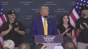 Donald Trump visits Austin