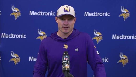 Kevin O'Connell reacts to 31-28 win over Falcons