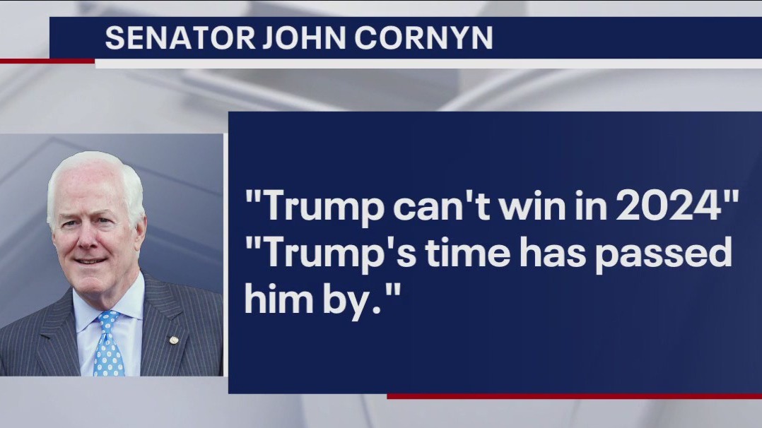 Telling it like it is- Texas Senator John Cornyn on Trump