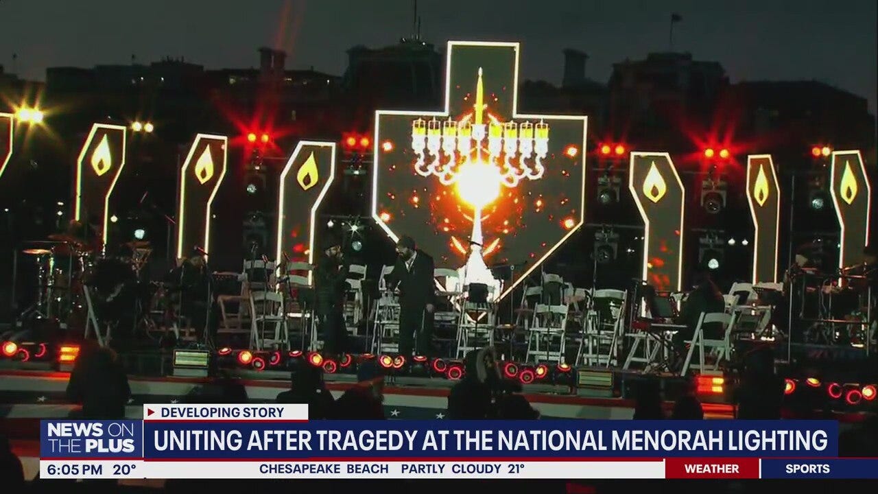 National Menorah Lighting takes place in DC amid Sydney attack