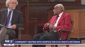 Chicago community helping with hospice for civil rights historian