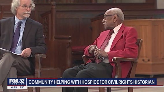 Chicago community helping with hospice for civil rights historian