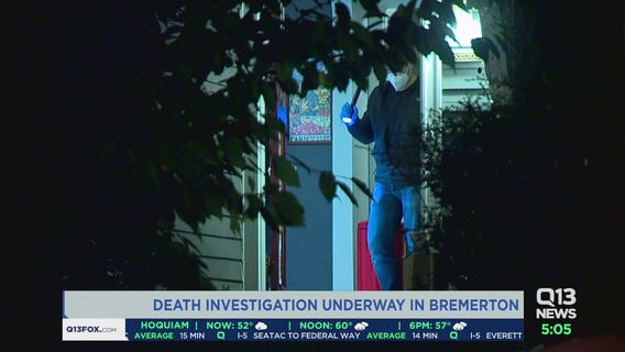 Death investigation underway in Bremerton