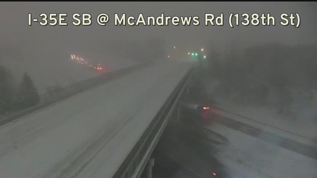 Snowstorm pushes into MN