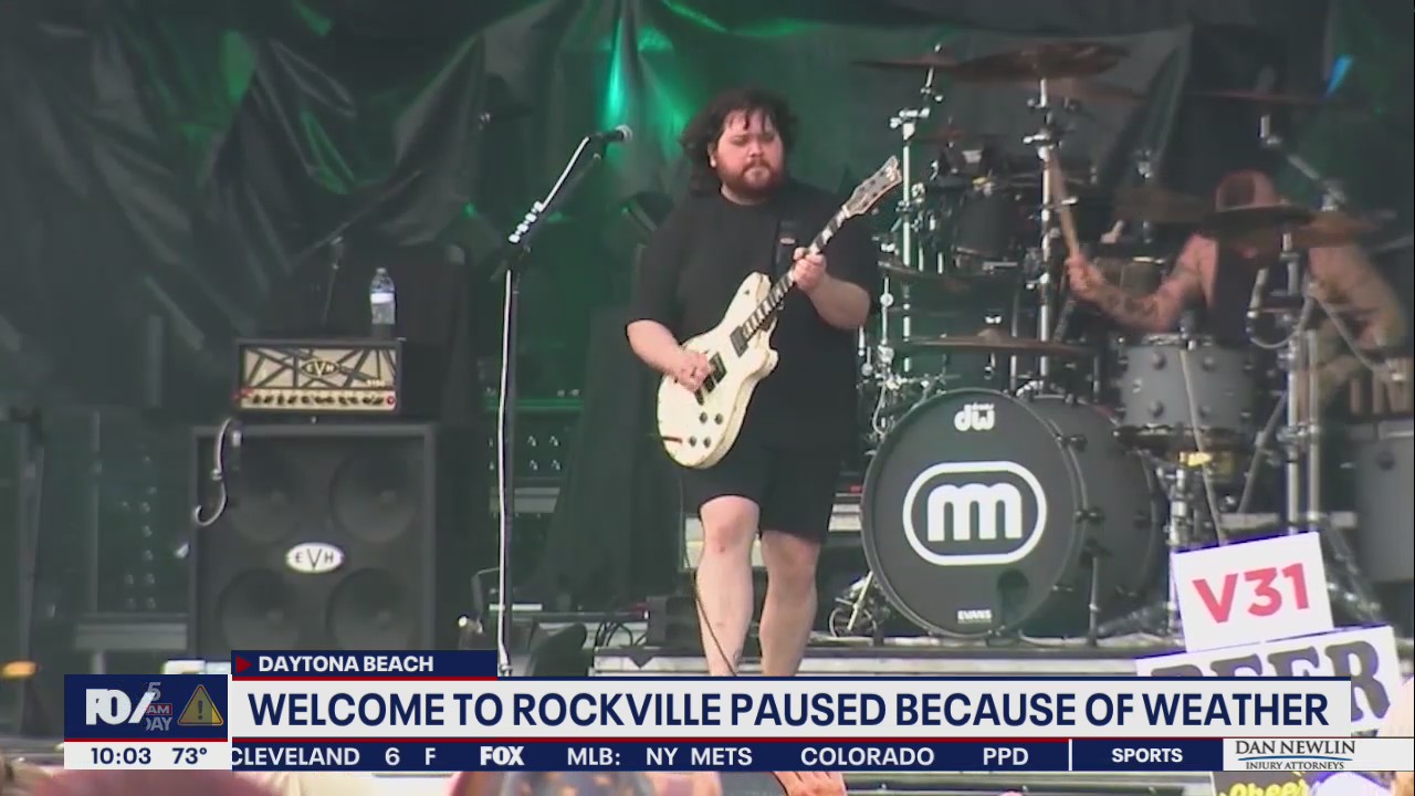 'Welcome to Rockville' paused because of weather