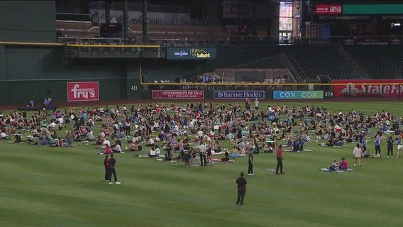 Chase Field hosts 'Pilates in the Ballpark'