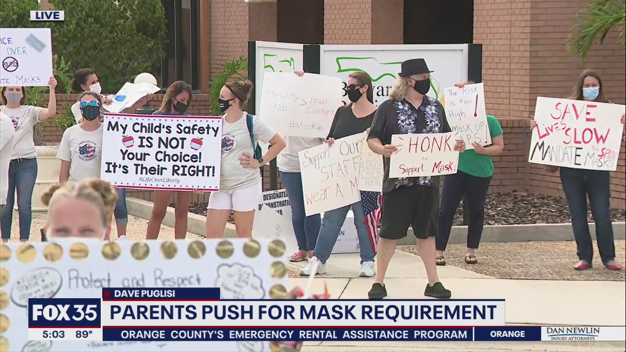 Parents push for mask mandate