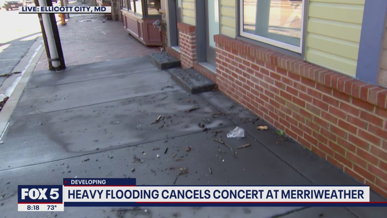 Heavy rain causes flooding in Ellicott City; storms cancel Merriweather ...