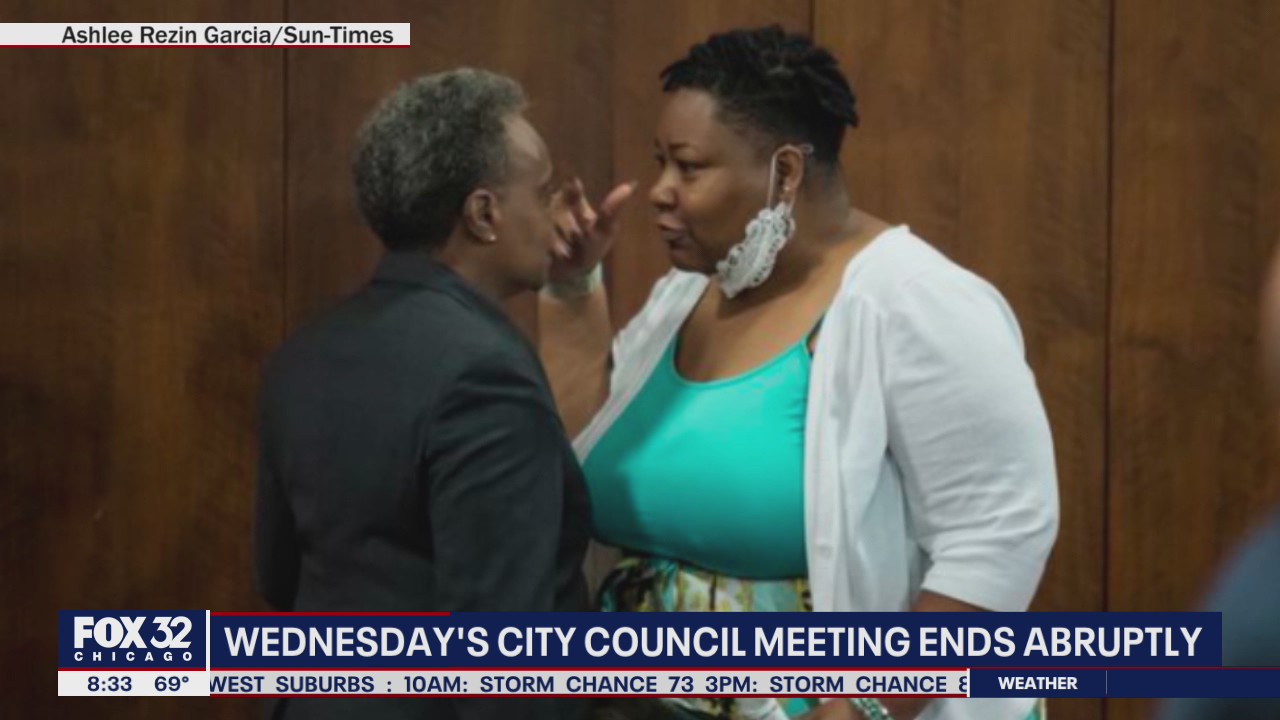 Chicago City Council meeting adjourns early after heated exchange