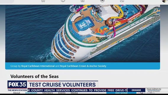 Test cruise volunteers
