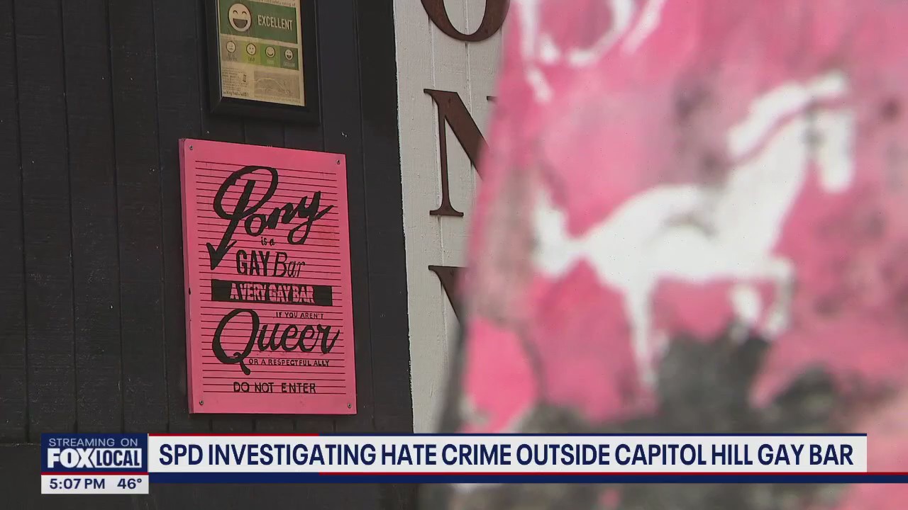 Seattle police investigating hate crime at LGBTQ bar