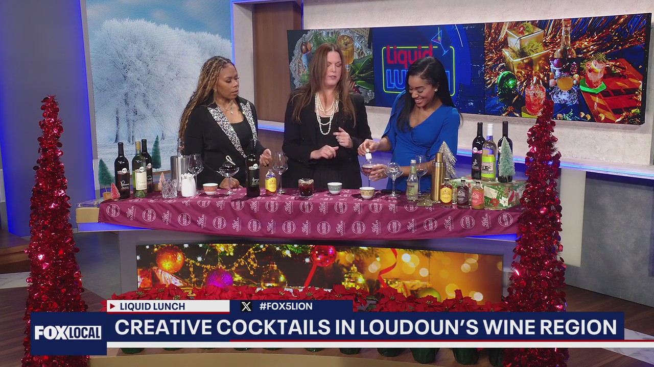 Creative cocktails in Loudoun's wine region