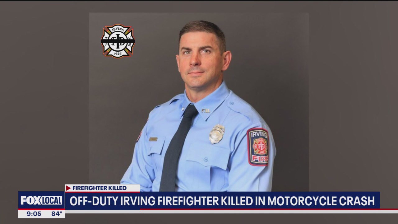 Irving firefighter killed in off-duty crash