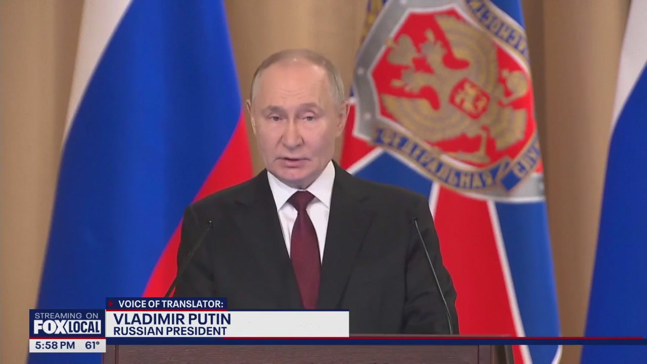 Putin speaks amid attacks in Ukraine