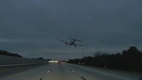 Plane hits car during emergency landing in Florida